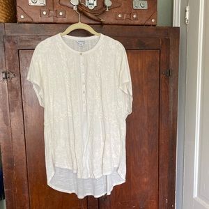 Embroidered Lucky Brand blouse